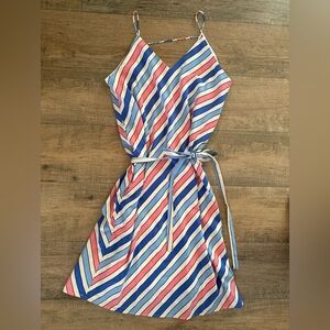 She and Sky Multicolor Striped Dress